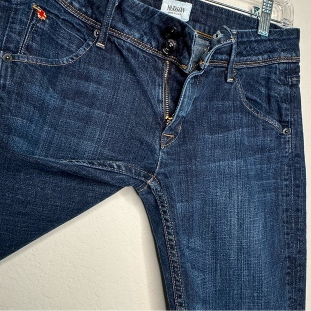 Hudson Made‎ in USA Dark Wash Skinny Jeans- Sz 27 - Picture 3 of 11